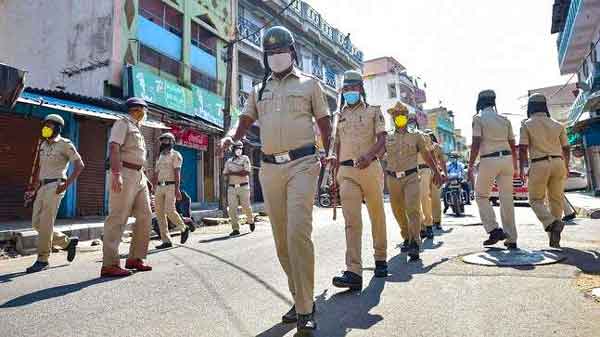 bengaluru police doing march